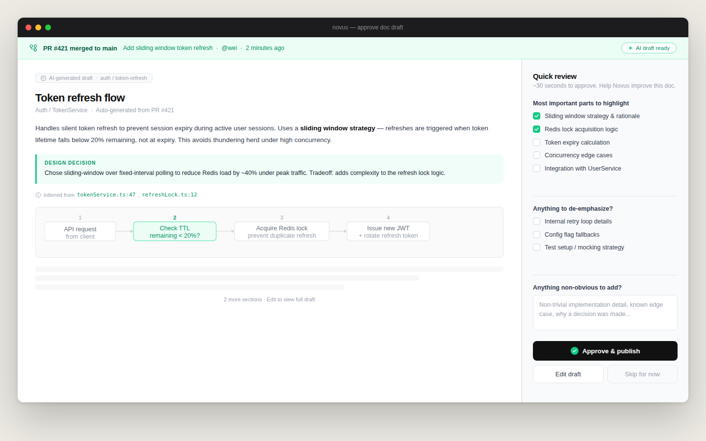 Novus AI approval workflow